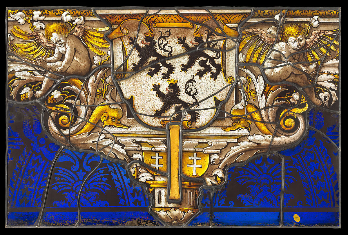 The Deluge, Valentin Bousch (French, active 1514–41, died 1541), Glass, painted and stained, French, Lorraine, Metz