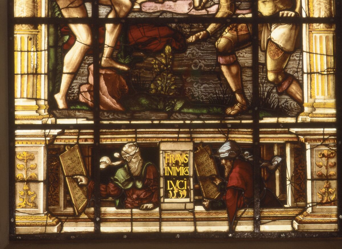 The Deluge, Valentin Bousch (French, active 1514–41, died 1541), Glass, painted and stained, French, Lorraine, Metz