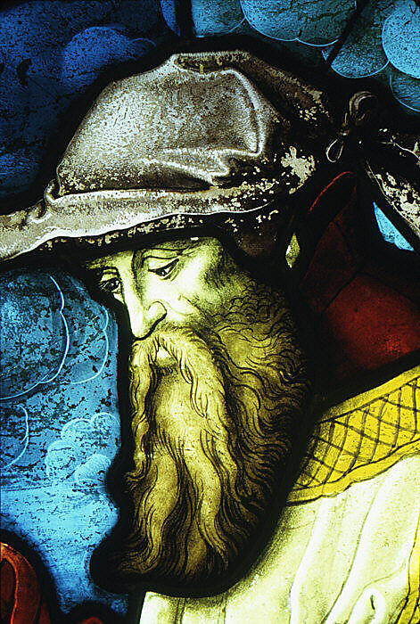 The Prophet Isaiah, Valentin Bousch (French, active 1514–41, died 1541), Stained glass, French, Lorraine, Metz