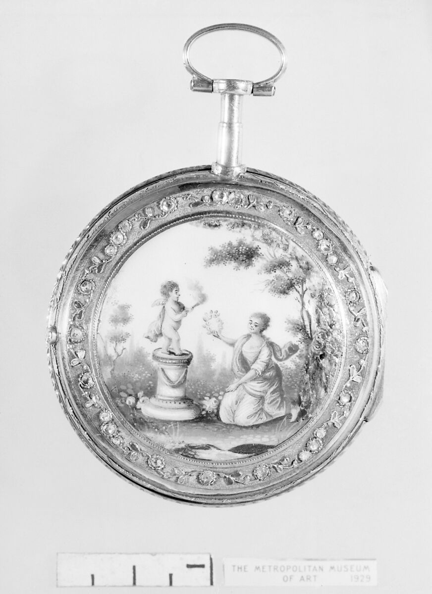 Watch, Watchmaker: Ferdinand Berthoud (French, 1727–1807), Gold, rose diamonds, French, Paris 