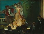 Spanish Music Hall, Everett Shinn (American, Woodstown, New Jersey 1876–1953 New York), Oil on canvas board, American 