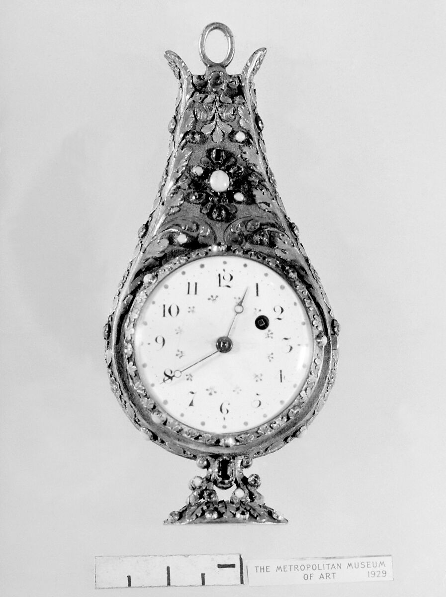 Watch, Gold, rubies, emeralds, turquoise, pearls, enamel, French or Swiss