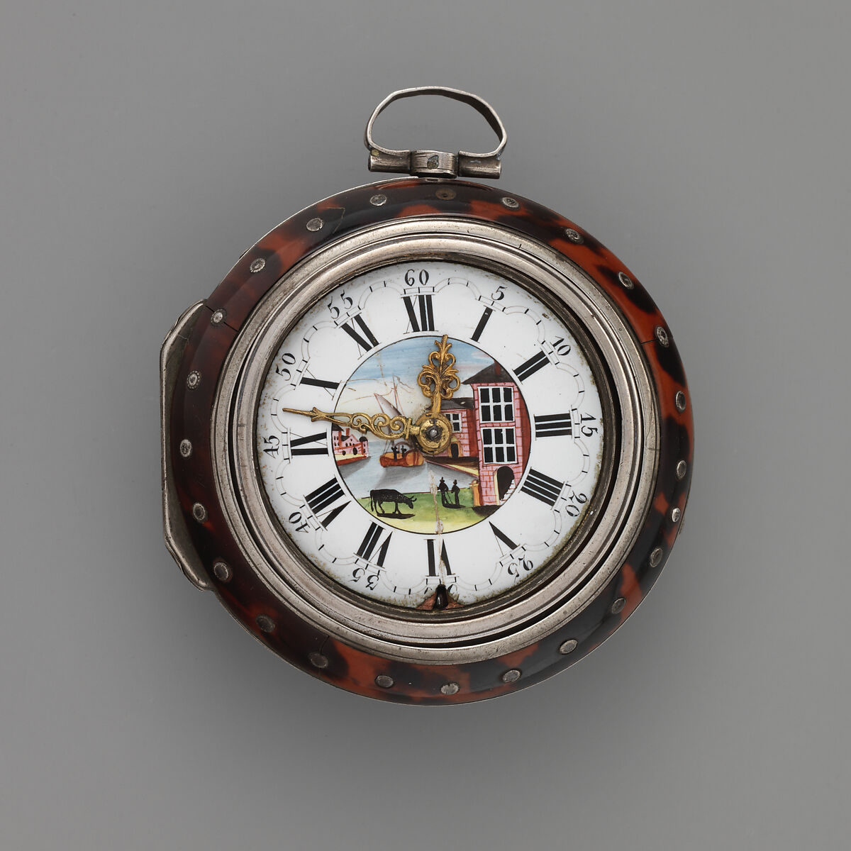 Watch, Watchmaker: Nicholas Walter (1620–1630), Silver, enamel, British, London 