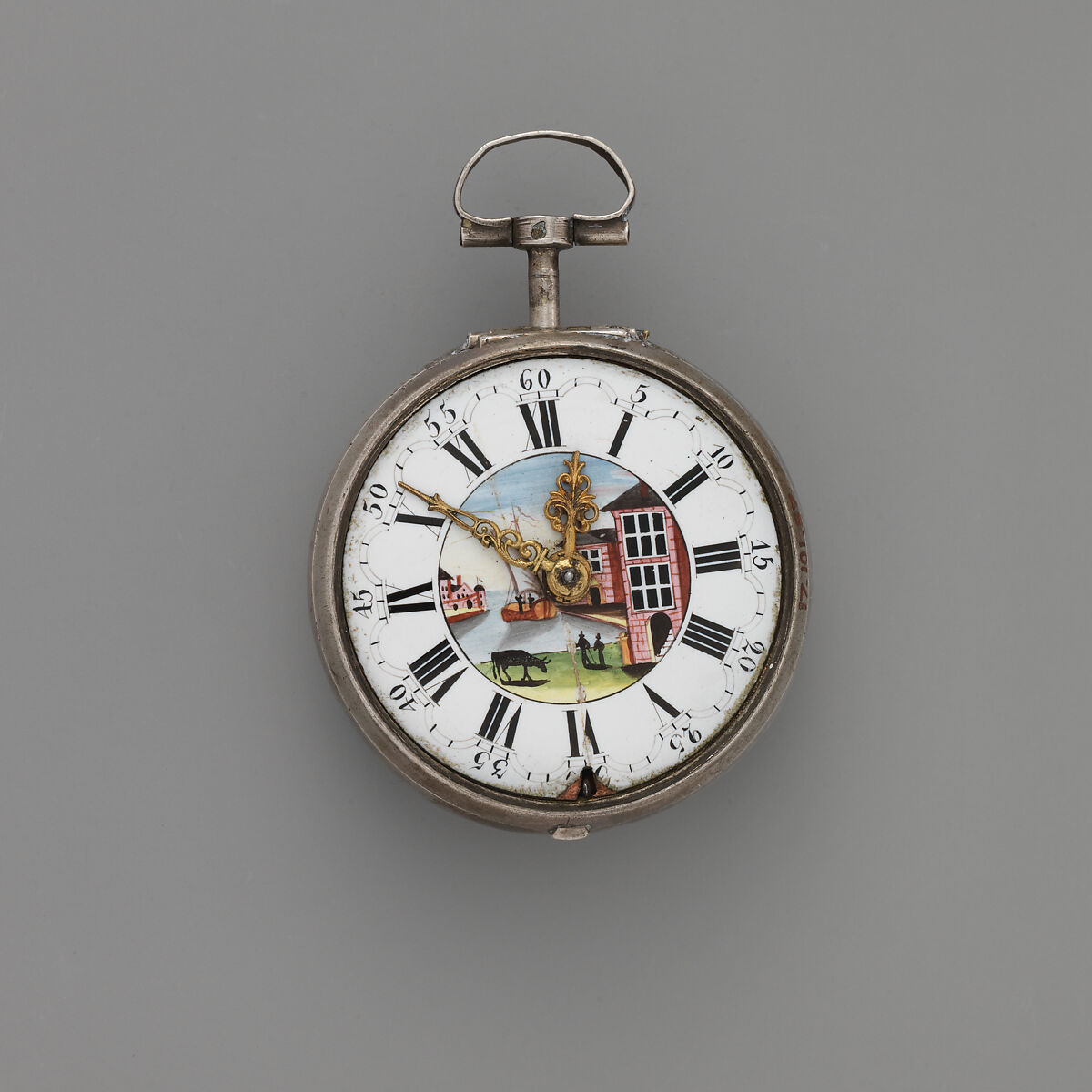 Watch, Watchmaker: Nicholas Walter (1620–1630), Silver, enamel, British, London