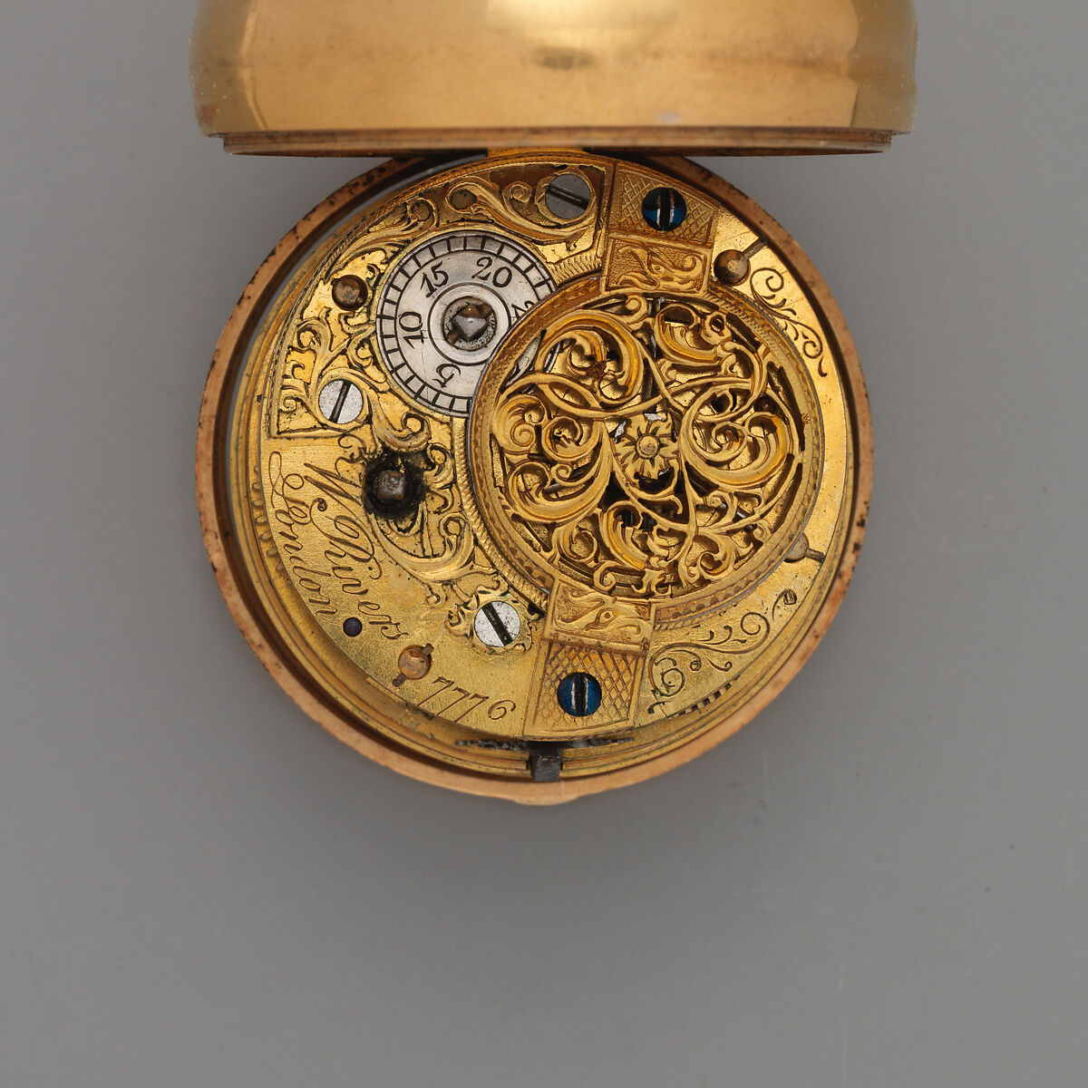 Watch, Watchmaker: William Rivers (Clockmaker's Company 1770, master 1794, died 1820), Gold, British, London