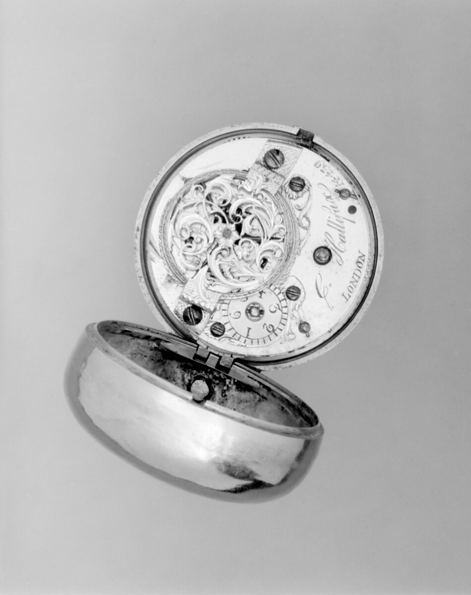 Watch, Watchmaker: C. Hallifax (active ca. 1783), Gold, shagreen, painted enamel, gilded brass, steel, probably Dutch