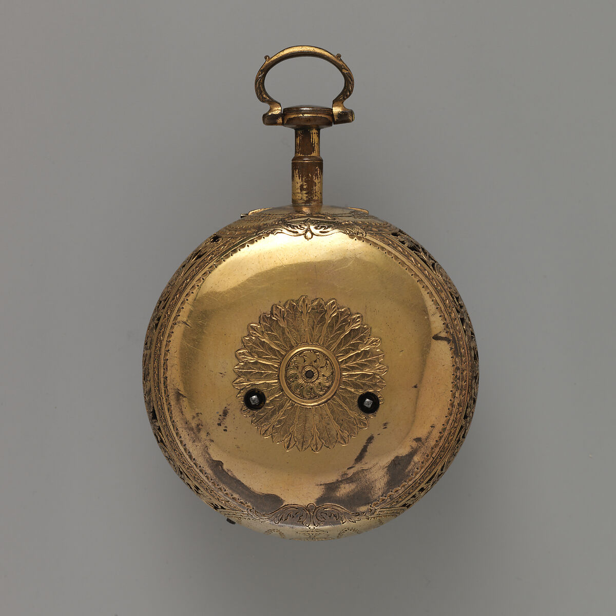 Watch, Watchmaker: William Travers (active 1781–1811), Gilt bronze, enamel, rhinestones, British, London