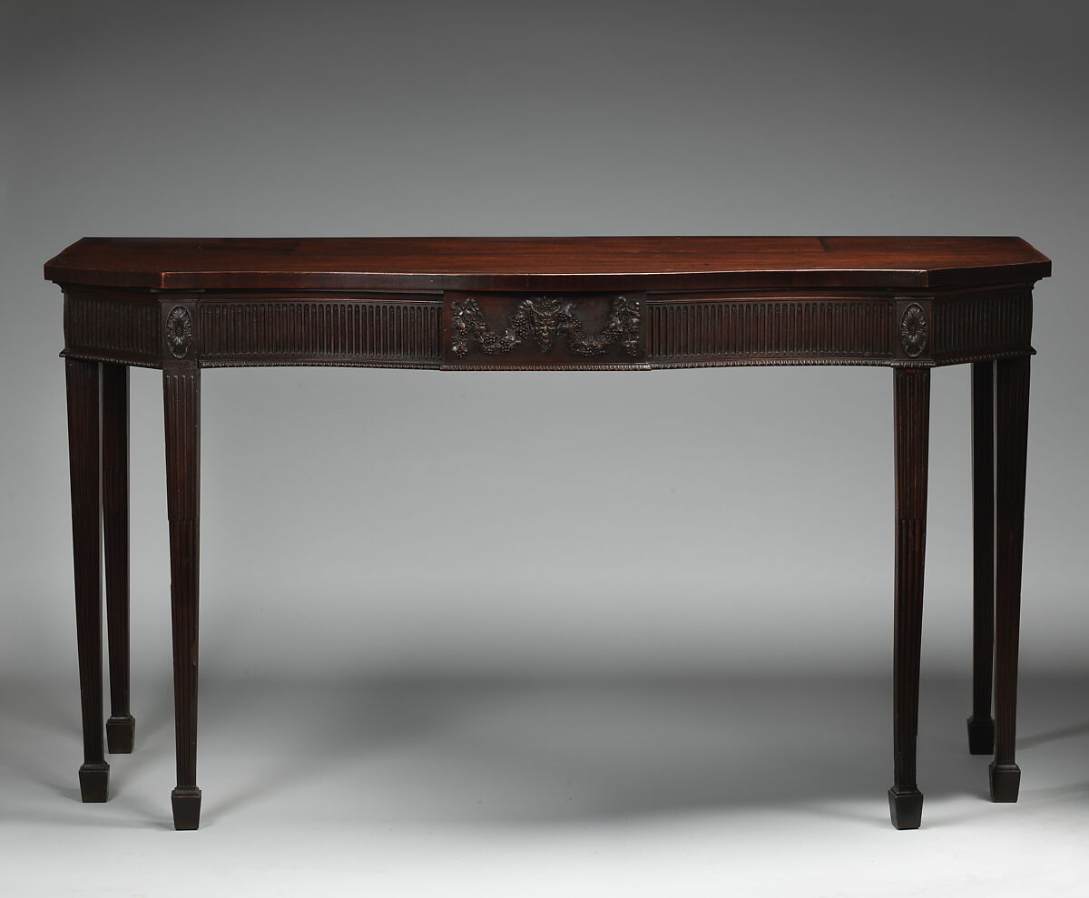 Side table, Mahogany, British