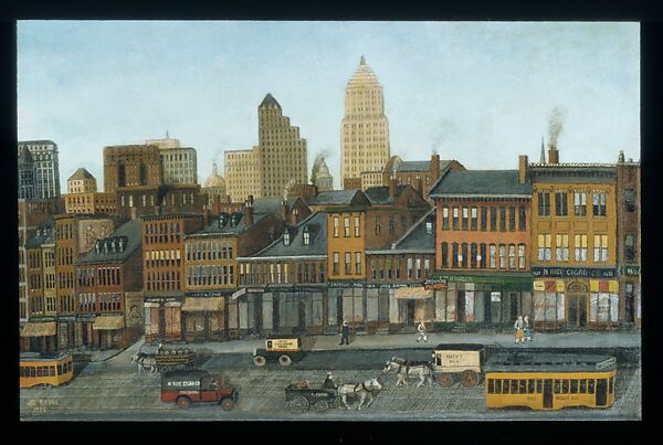 From My Studio Window, John Kane (America, West Calder, Scotland 1860–1934 Pittsburgh, Pennsylvania), Oil on canvas, American 
