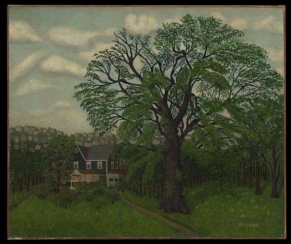The Old Elm, John Kane (America, West Calder, Scotland 1860–1934 Pittsburgh, Pennsylvania), Oil on canvas, American 