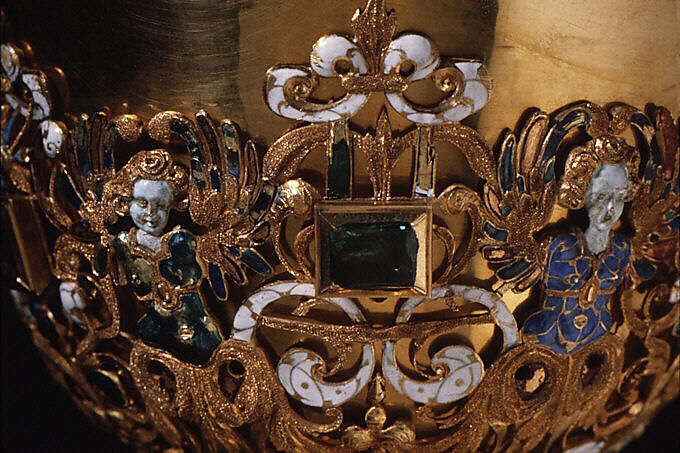 Chalice, Probably Otto Meier (active 1604–21), Gold, enamel, gemstones, German, Westphalia (probably Lichtenau)