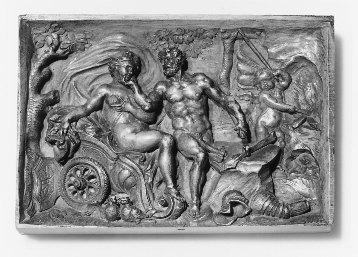 Venus and Vulcan, Workshop of Andrea Brustolon (Italian, Belluno 1662–1732 Belluno), Hardwood (probably boxwood), Italian 
