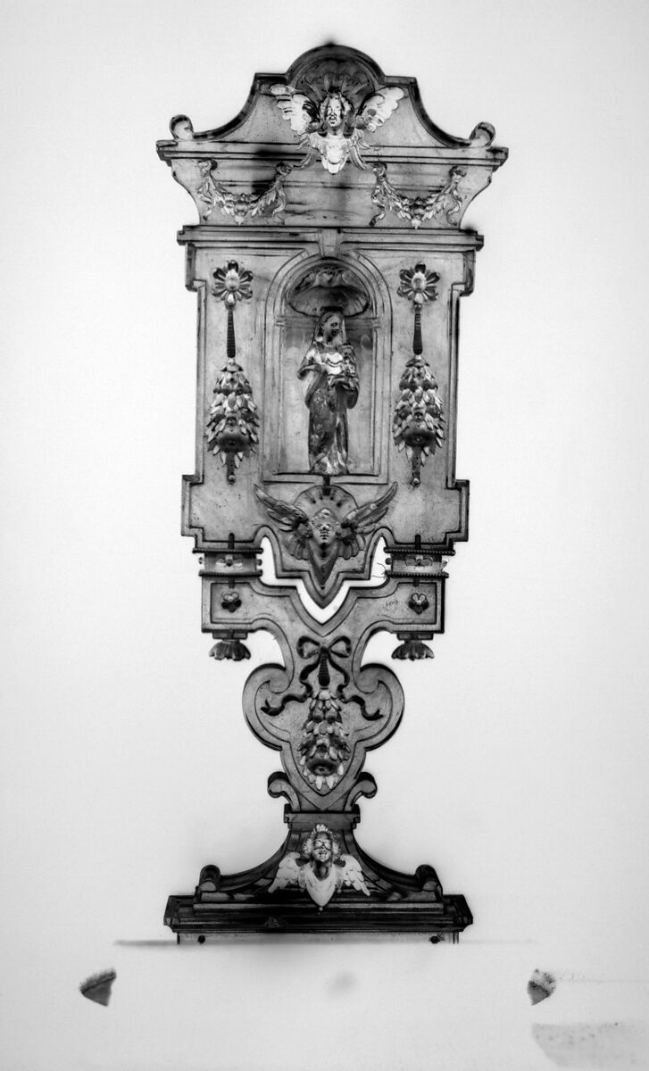 Shrine, Crystal, gold, enamel, Italian