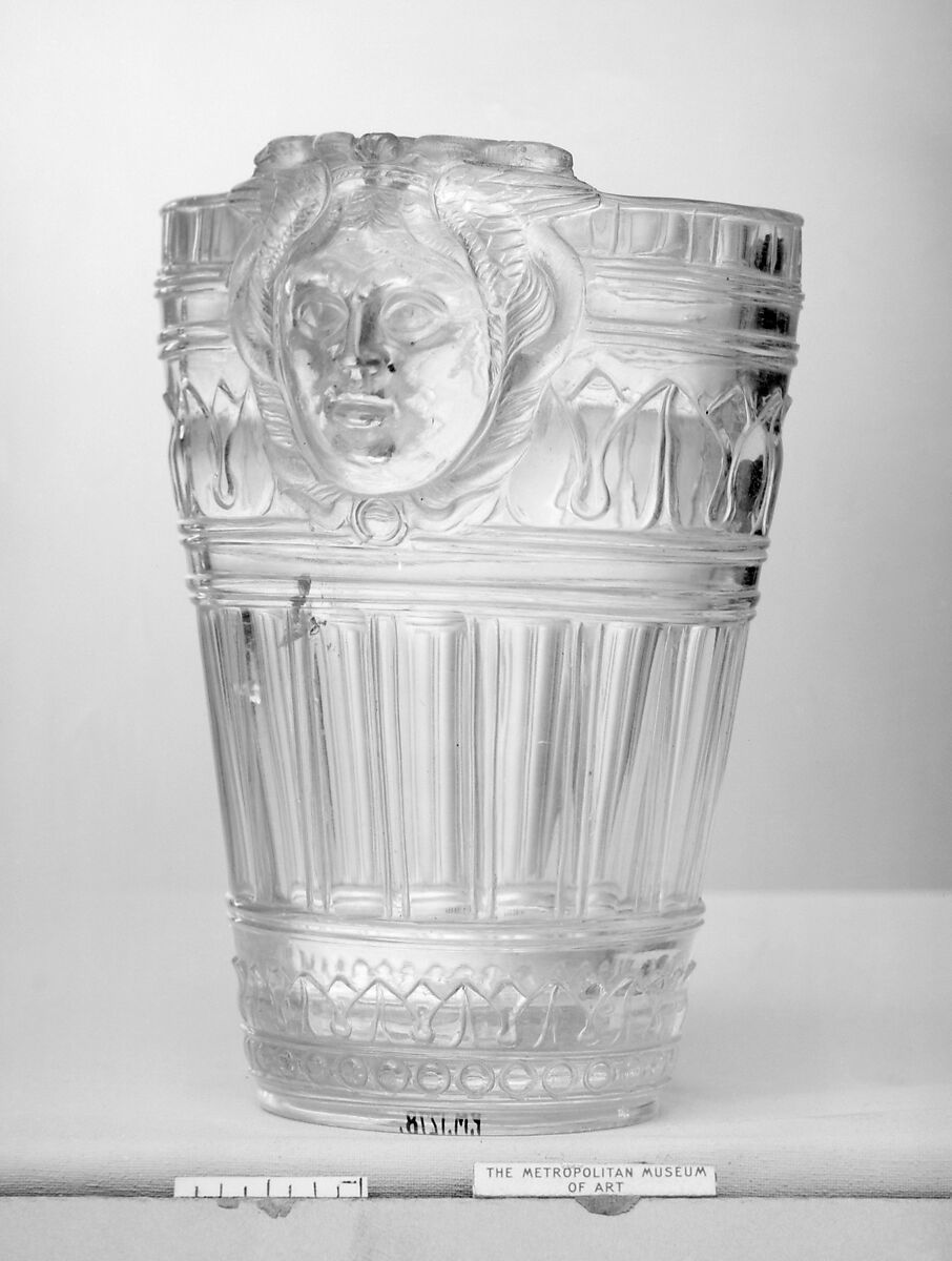 Drinking cup, Rock crystal, German or Bohemian 