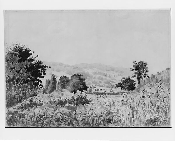 Landscape—Catskills, Louis Michel Eilshemius (American, Newark, New Jersey 1864–1941 New York), Watercolor on paper, American