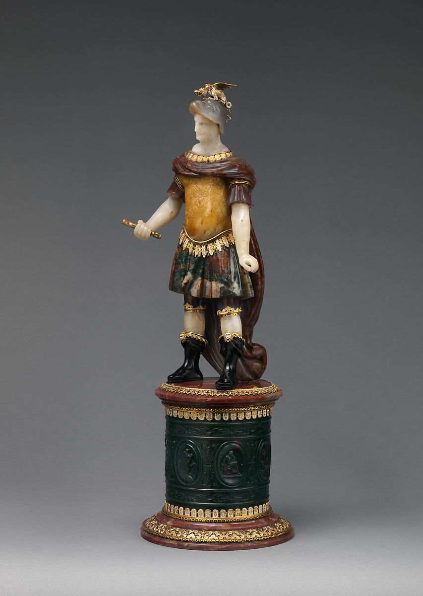 Roman Emperor, Reinhold Vasters (German, Erkelenz 1827–1909 Aachen), Gold, enamel, semi-precious stones, German