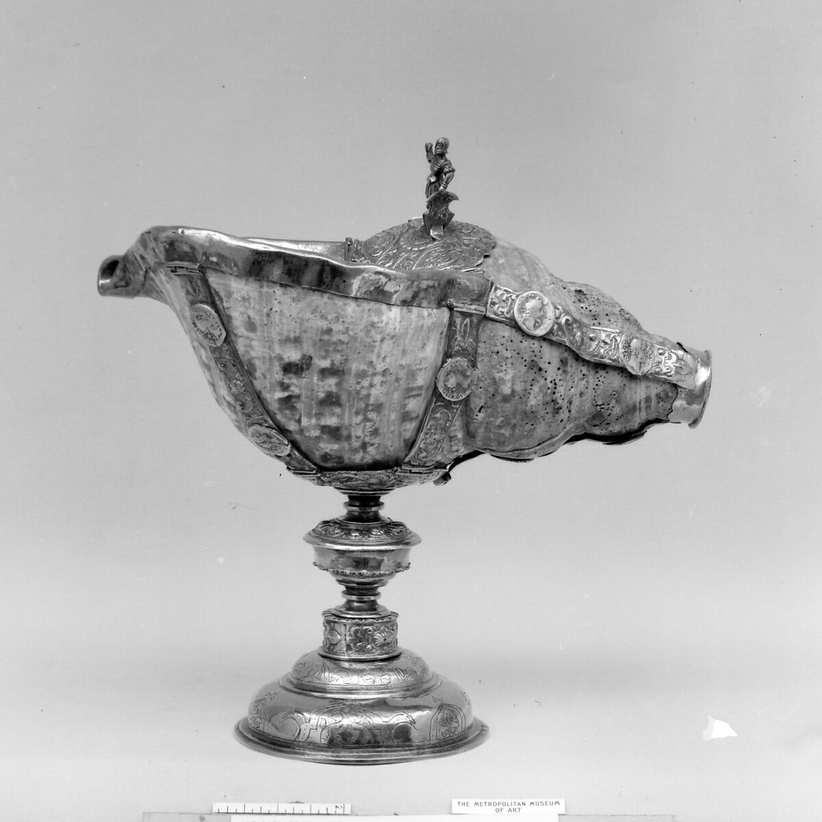 Cup, Shell, silver gilt, German 