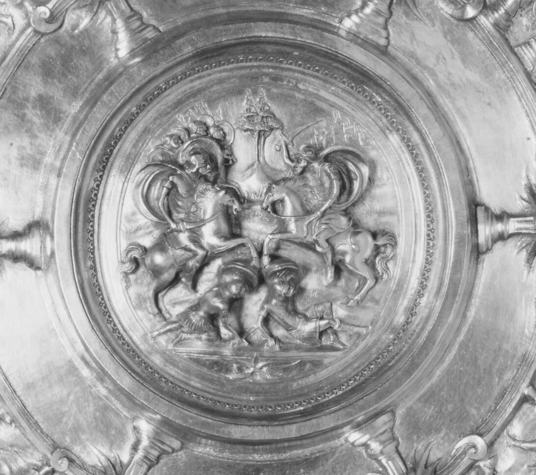 Dish, Silver gilt, possibly Portuguese