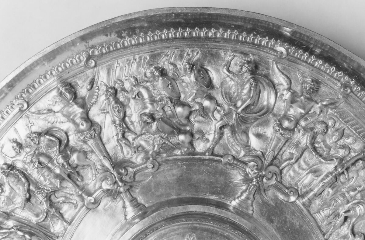 Dish, Silver gilt, possibly Portuguese