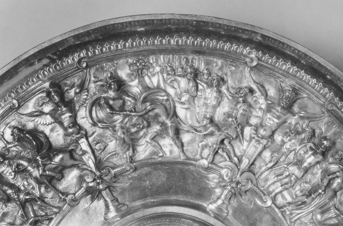 Dish, Silver gilt, possibly Portuguese