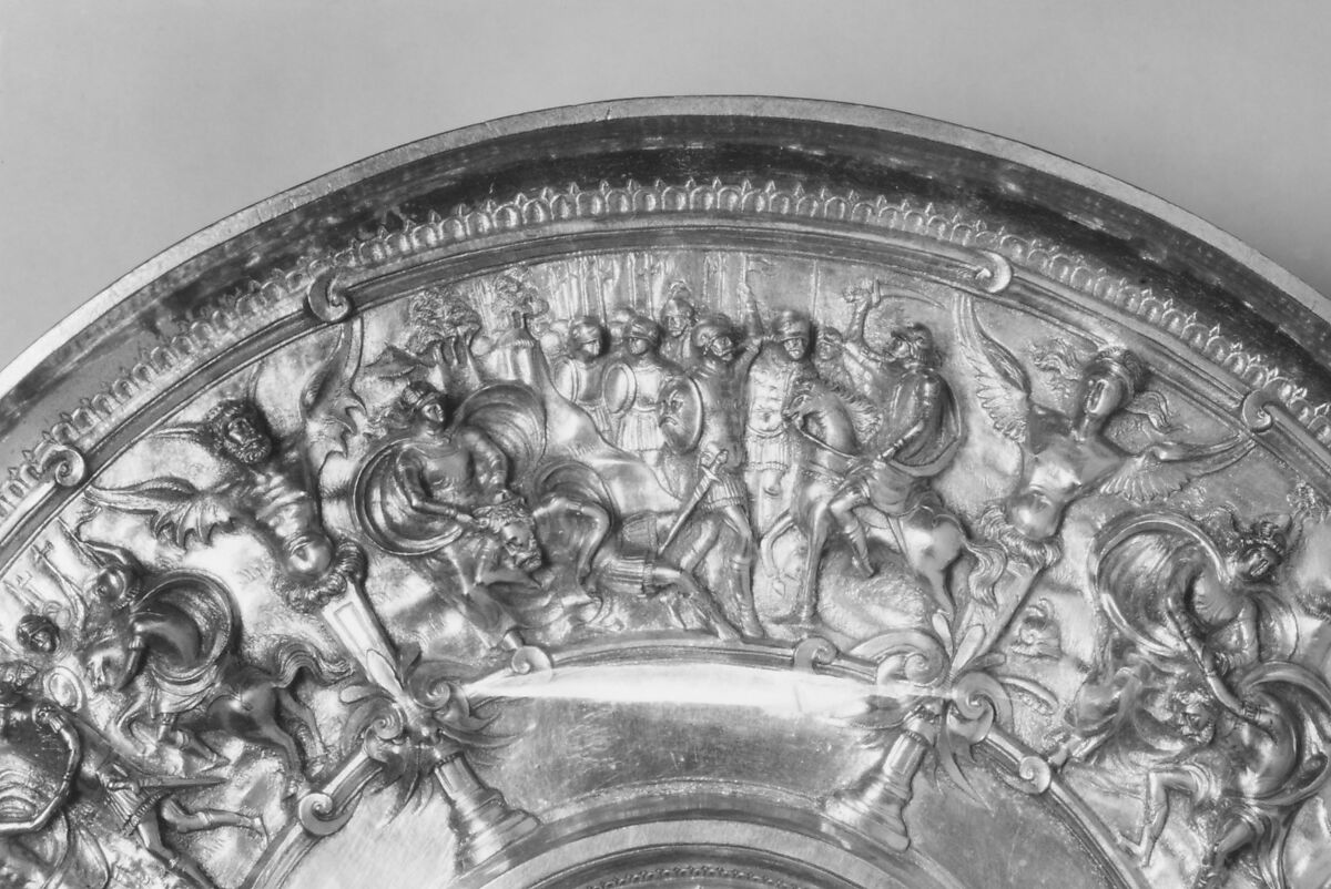 Dish, Silver gilt, possibly Portuguese