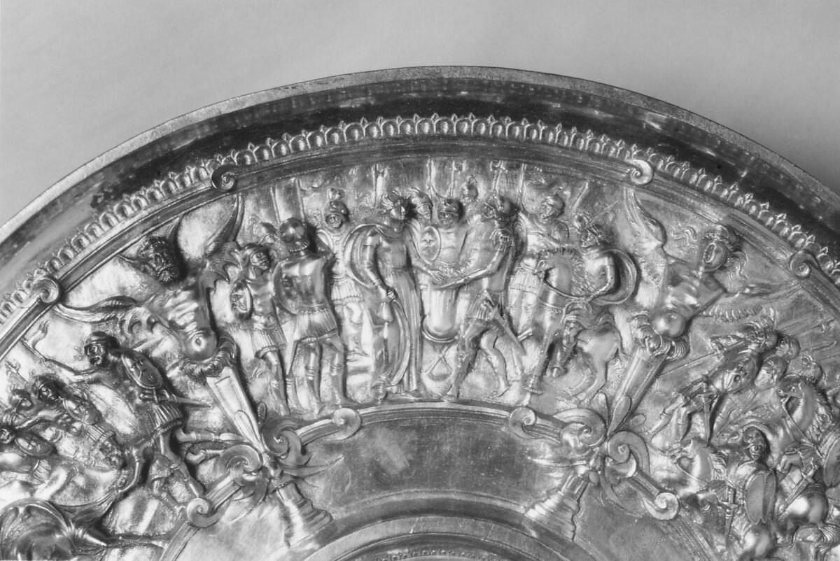 Dish, Silver gilt, possibly Portuguese