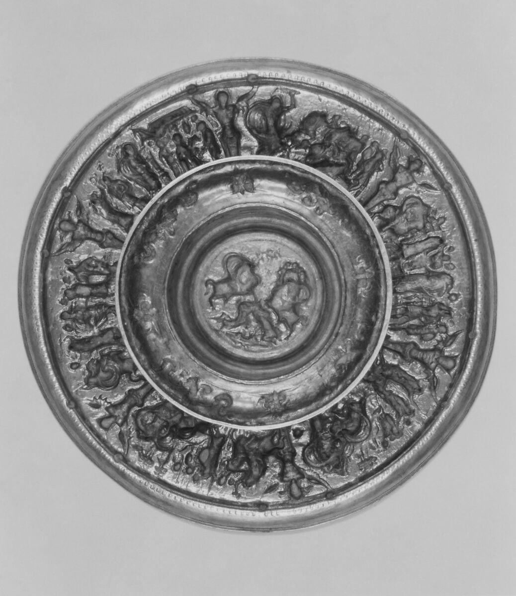 Dish, Silver gilt, possibly Portuguese