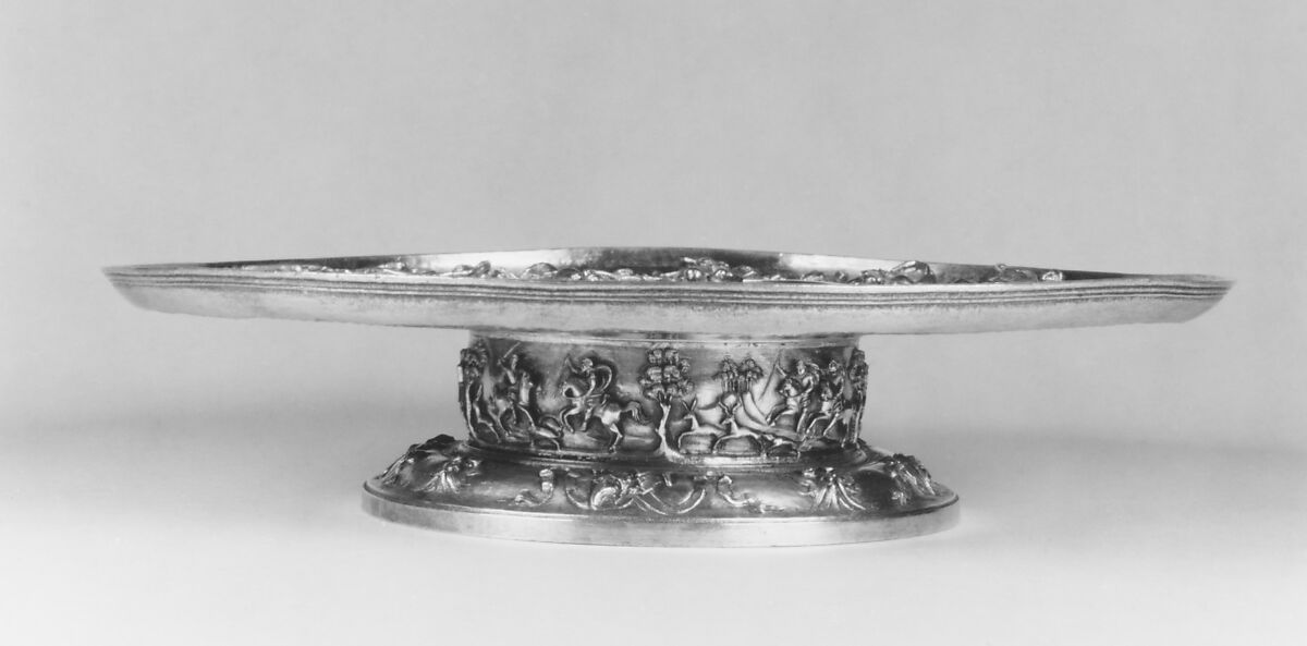 Dish, Silver gilt, possibly Portuguese