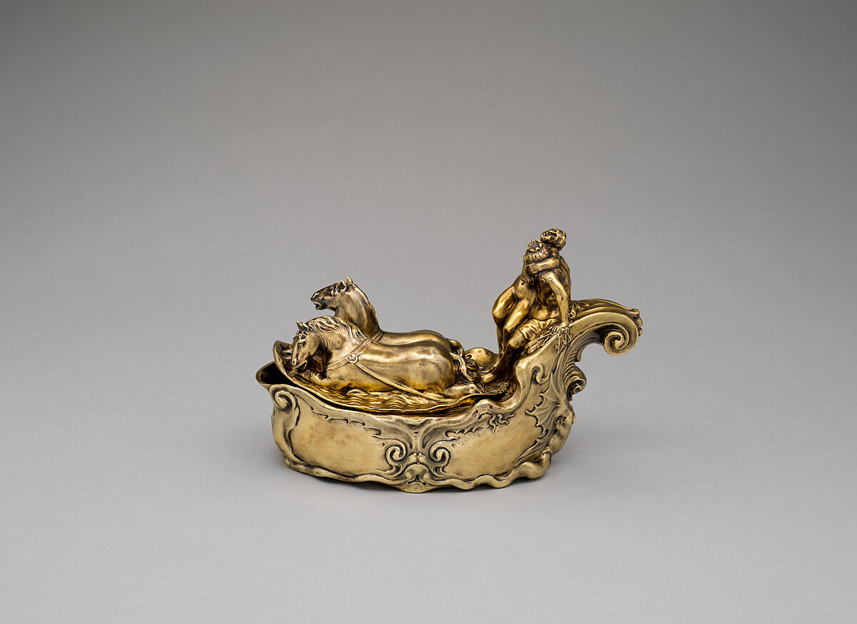 Sauceboat, Silver gilt, Dutch