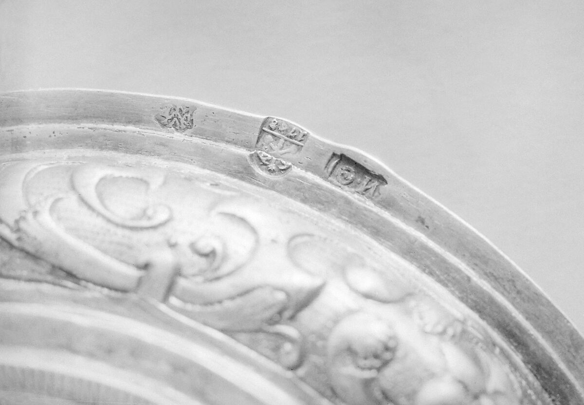 Flagon with cover, Silver, partly gilt, German, probably Lübeck