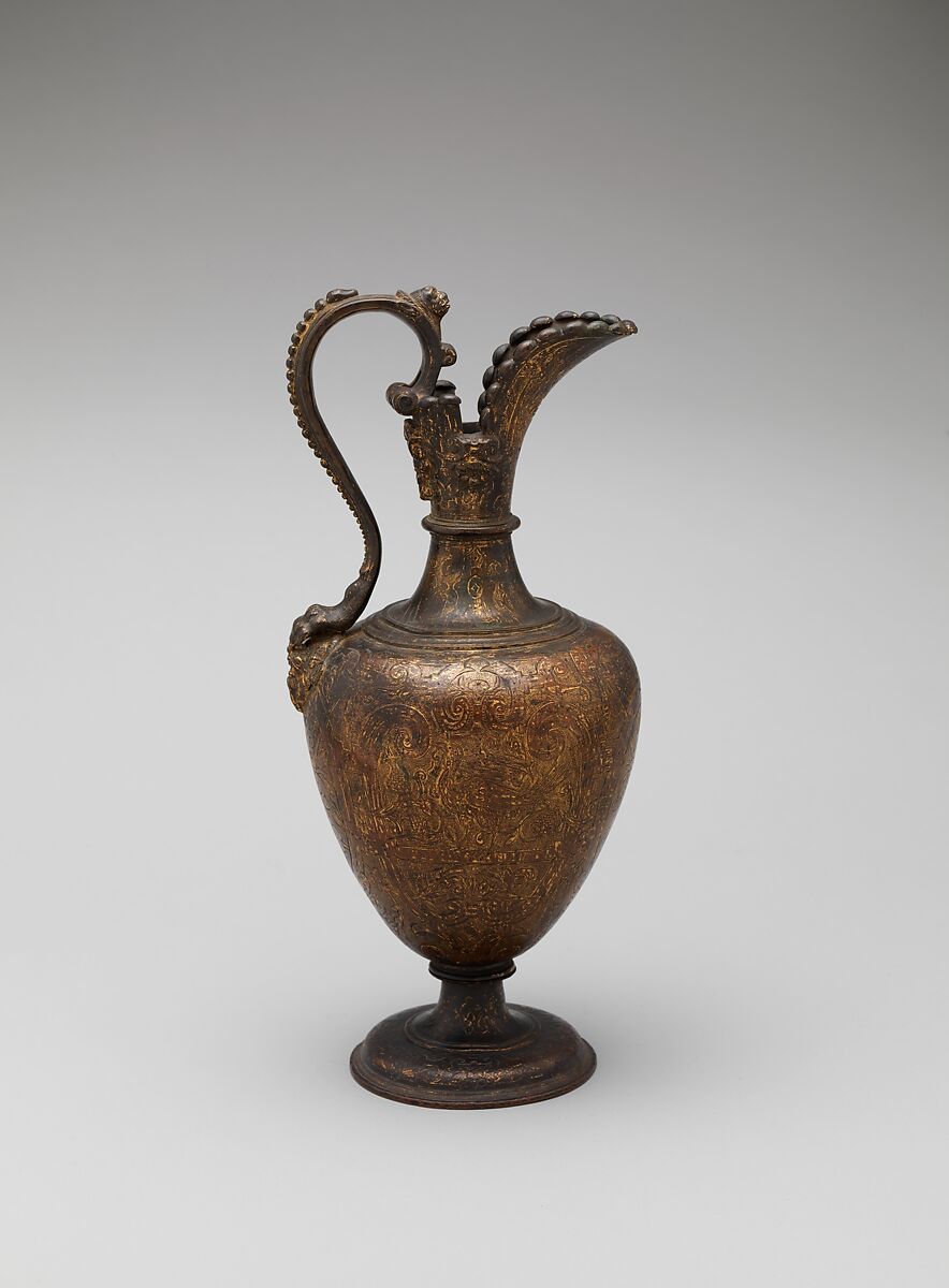 Ewer, Gilt bronze, Italian, Venice 