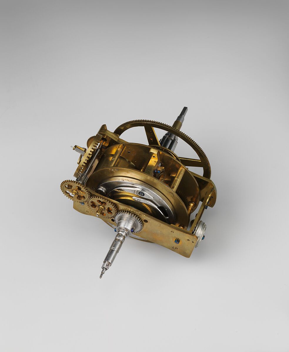 Celestial globe with clockwork, Gerhard Emmoser (German, active 1556–84), Case: partially gilded silver, gilded brass; movement: brass, steel, Austrian, Vienna