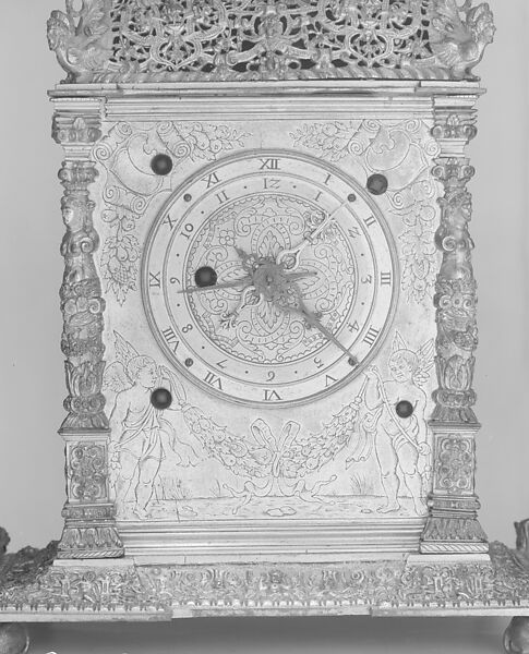Clock, Clockmaker: Andreas Müller (German), Gilt bronze, German, Dresden
