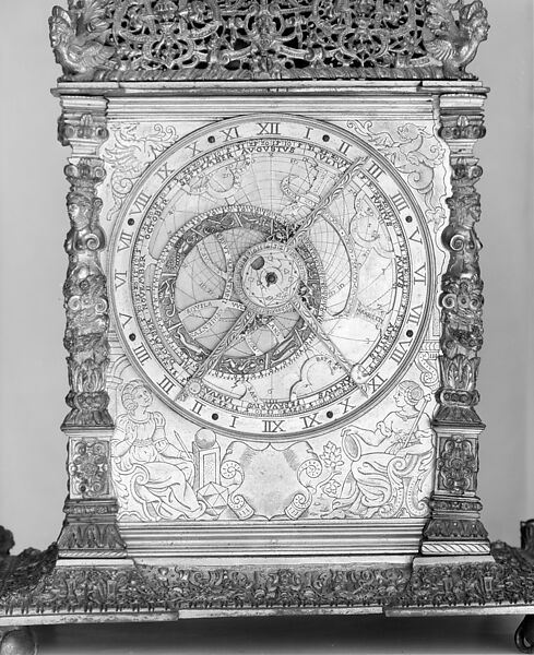 Clock, Clockmaker: Andreas Müller (German), Gilt bronze, German, Dresden