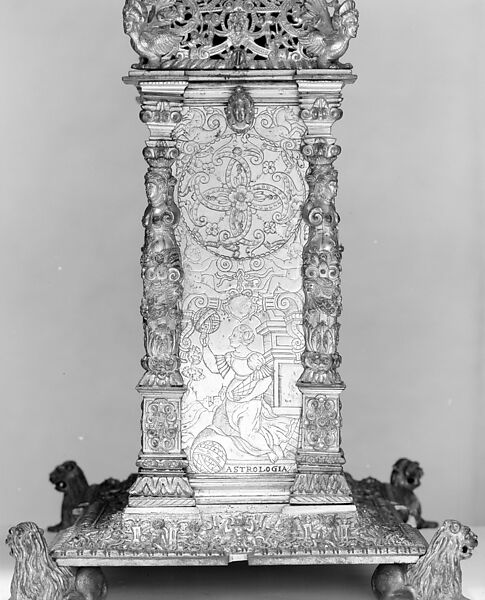 Clock, Clockmaker: Andreas Müller (German), Gilt bronze, German, Dresden