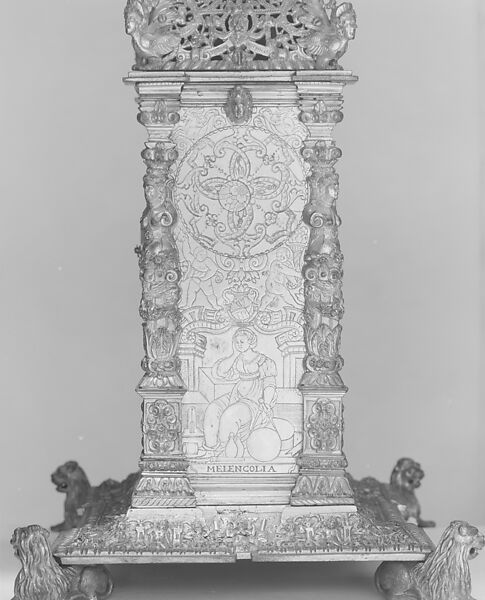 Clock, Clockmaker: Andreas Müller (German), Gilt bronze, German, Dresden