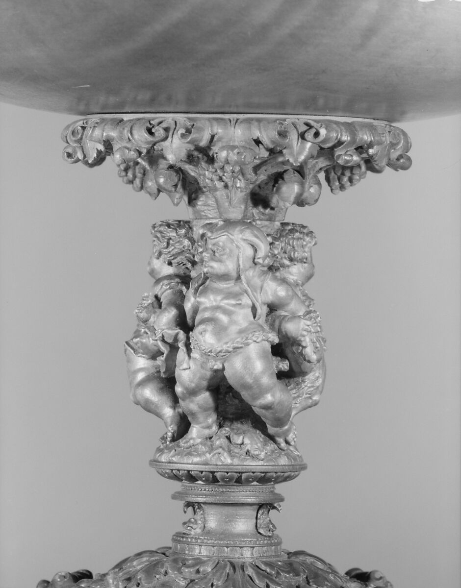 Goldsmith's model for a bowl with a representation of Roman Charity, Said to be based on a design by Sebald Beham (German, Nuremberg 1500–1550 Frankfurt), Boxwood and fruitwood, possibly Southern German, Nuremberg