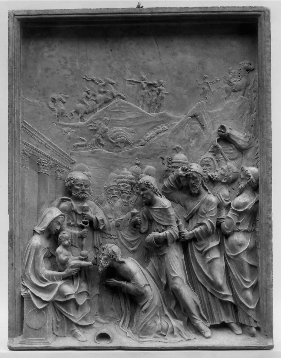 Adoration of the Magi, Marble, Italian, Milan