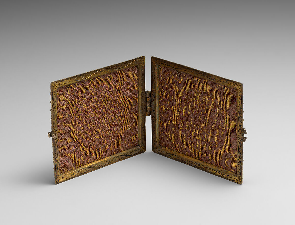 Pendant, Gold, reverse-painted; rock crystal, Northern Italian, Lombardy