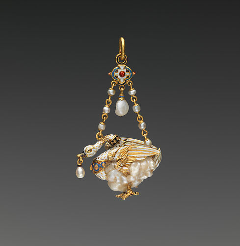 Pendant in the form of a swan