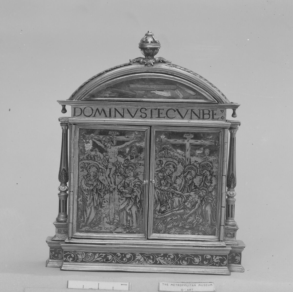 Reliquary, Gold, niello, crystal, enamel, Austrian, Vienna