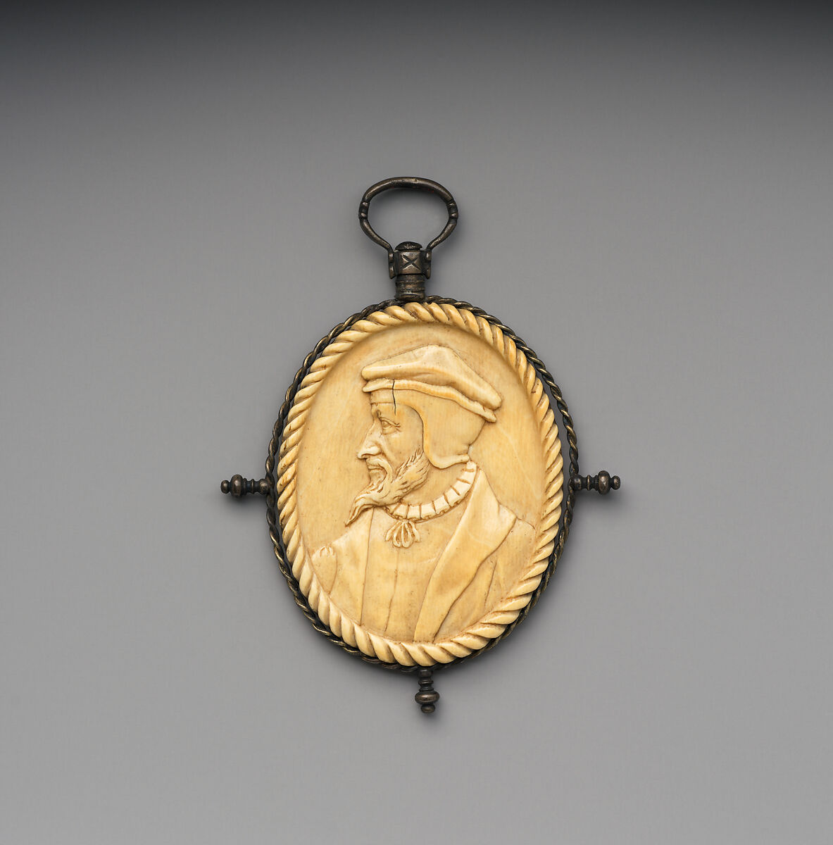 Reformers, Probably by Hans Reinhart the Elder (German, Dresden ca. 1510–1581 Leipzig), Ivory; mount: silver, German