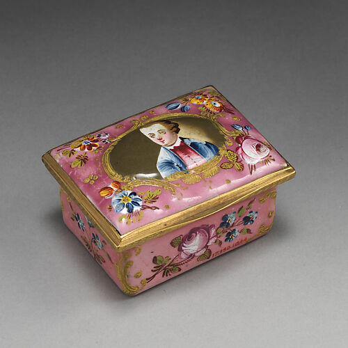 Snuffbox with portrait of an unidentified man