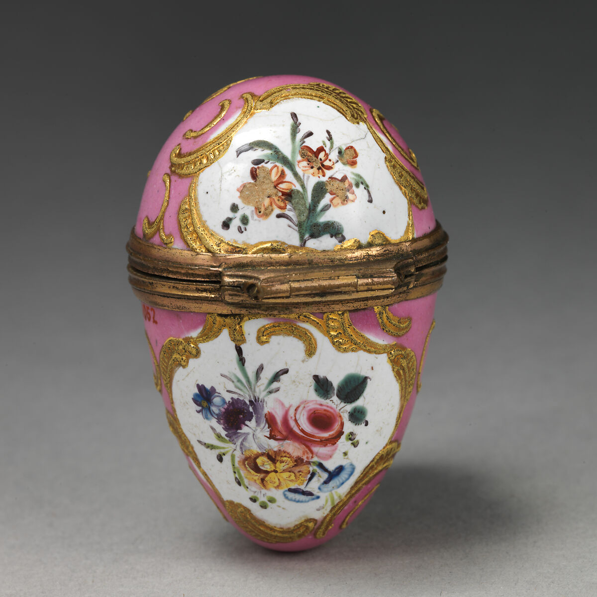 possibly Thimble case, Enameled copper, British, possibly South Staffordshire, possibly Bilston