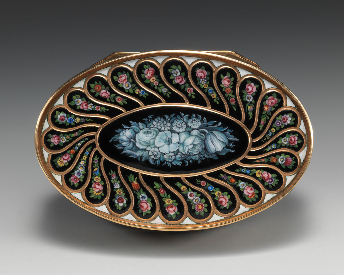 Snuffbox, Gold, enamel, Swiss