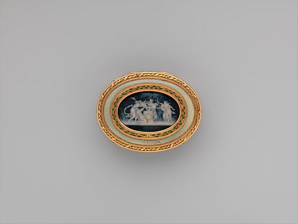 Snuffbox with six allegories of love