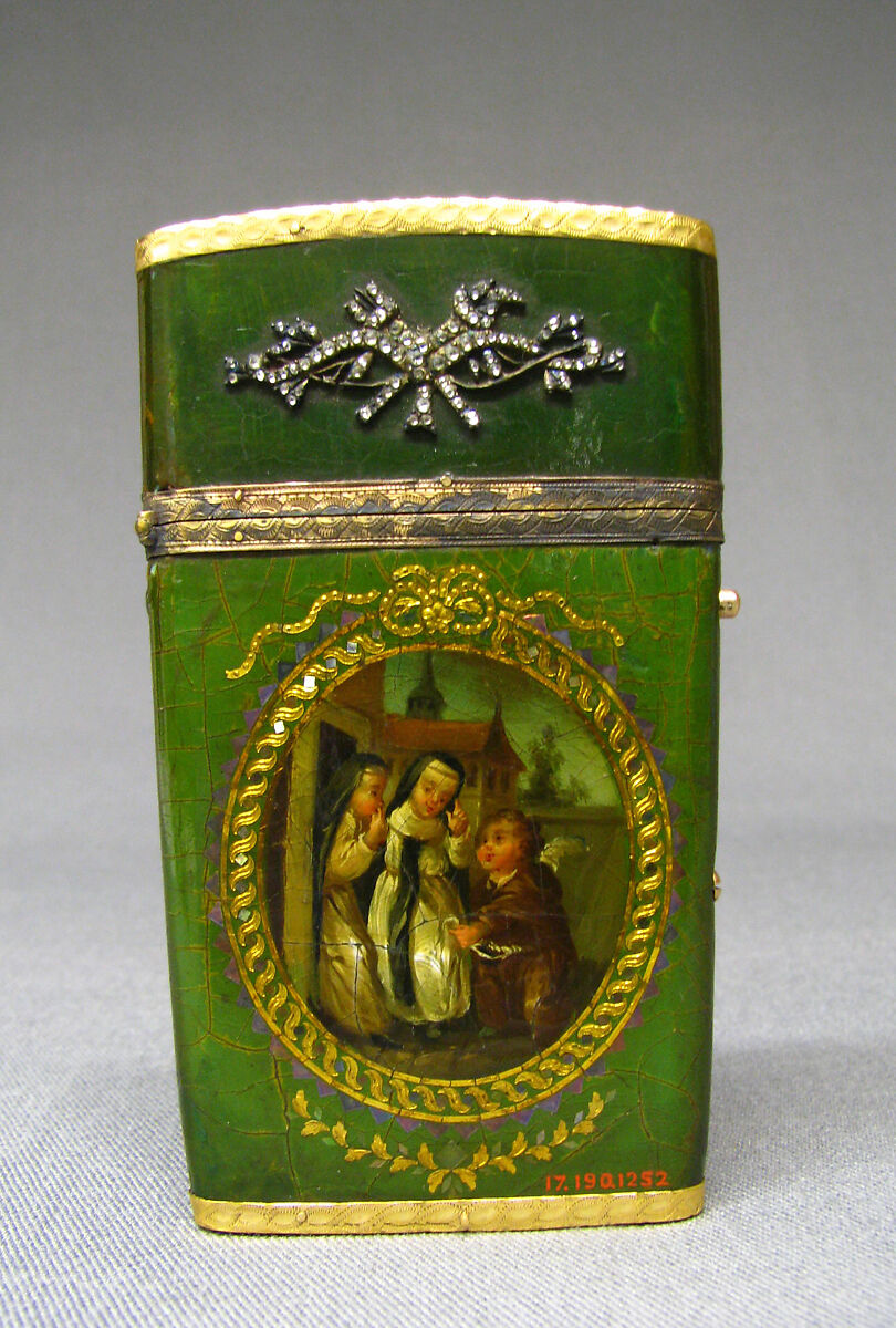 Souvenir, Gold, vernis Martin, diamonds; ivory, French, Paris