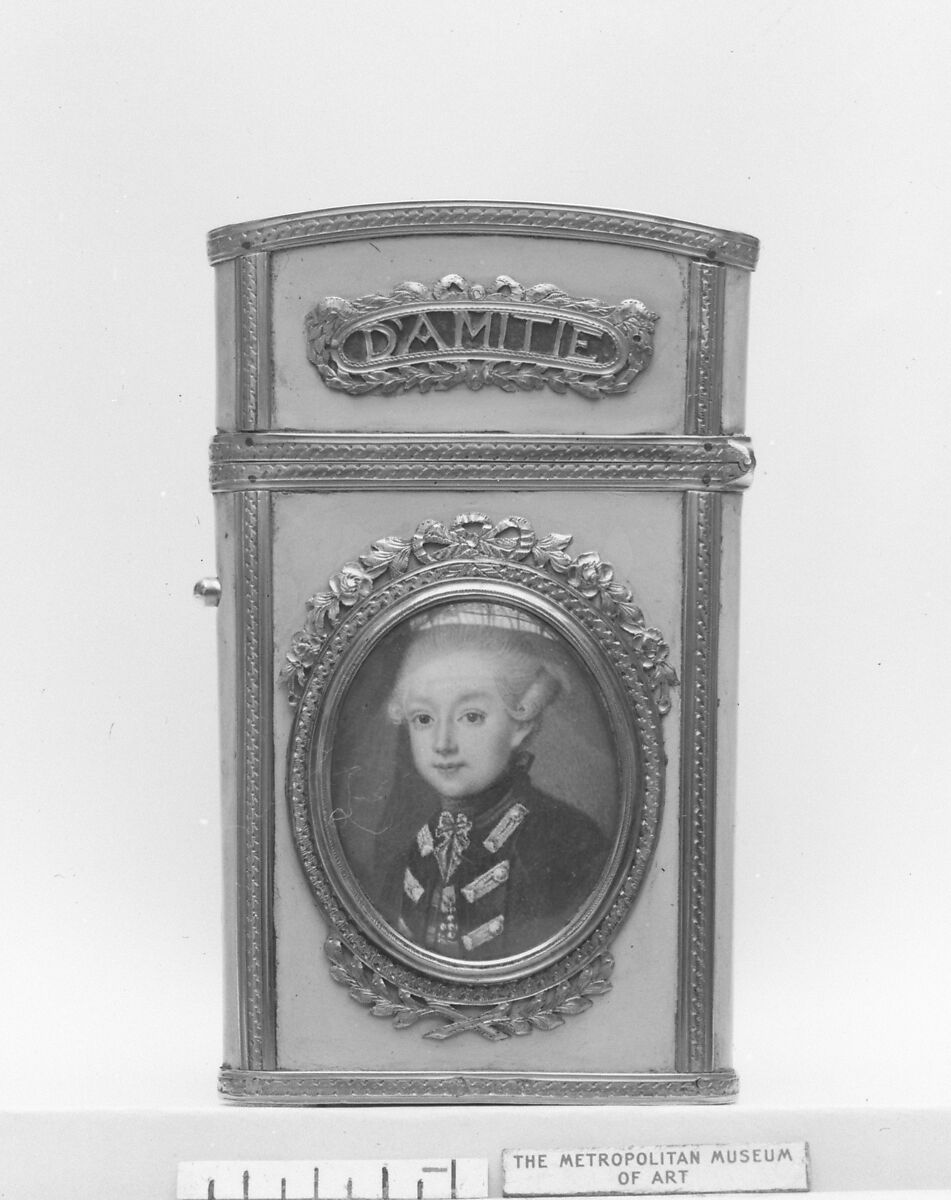 Souvenir, C. B., Gold; ivory, French, Paris
