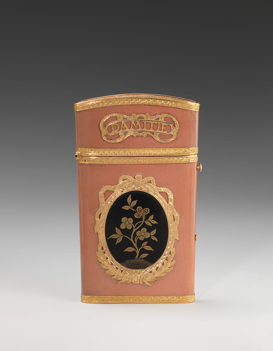 Souvenir, Gold, vernis Martin, lacquer, ivory, French, Paris