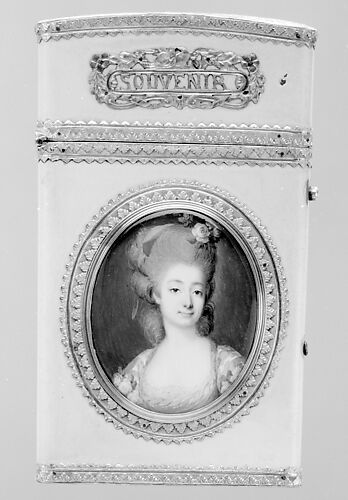 Souvenir with portrait of a woman